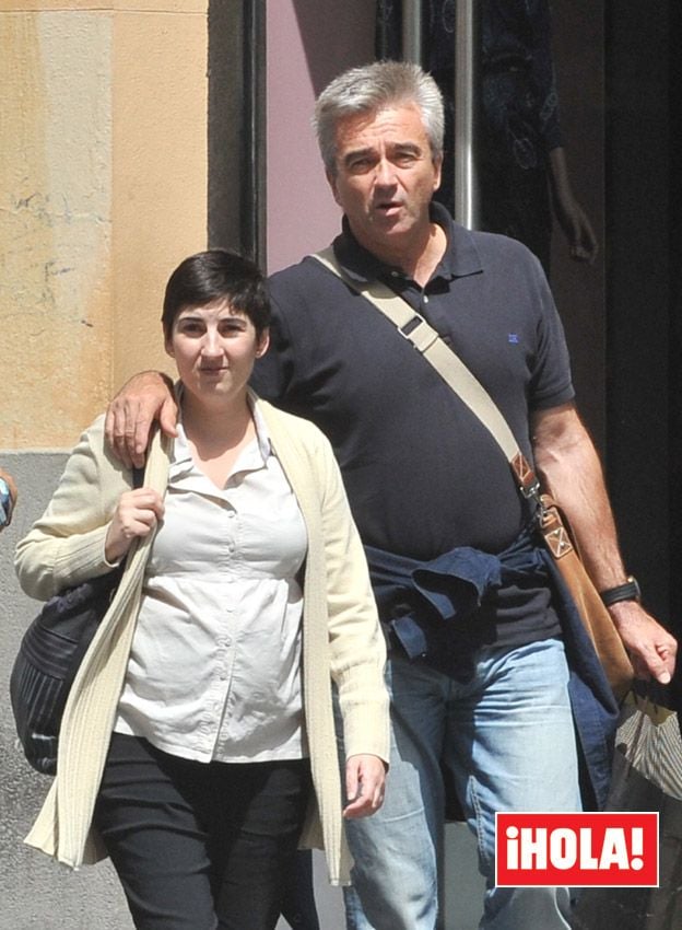 Carles Francino con su mujer Gema