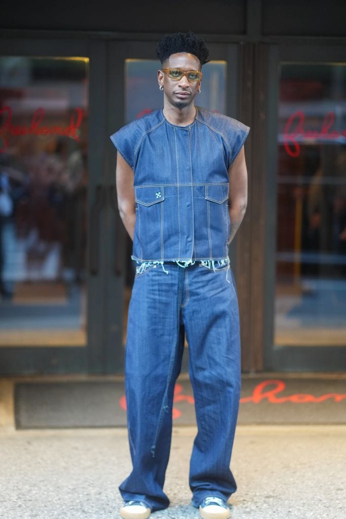 Street Style denim con denim