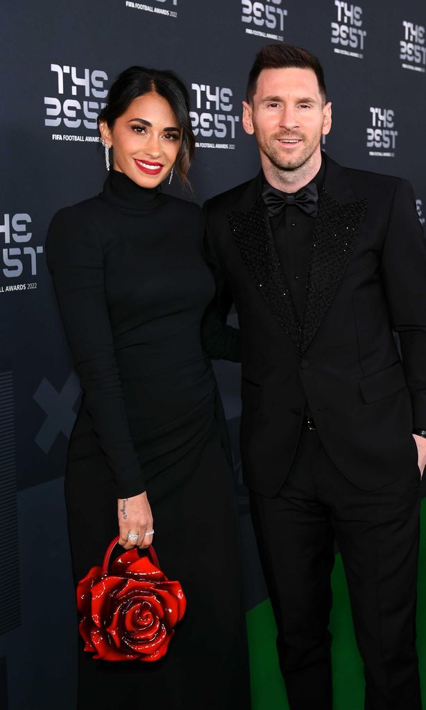 Antonela Roccuzzo and Lionel Messi