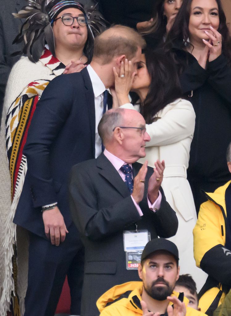 Meghan Markle y el príncipe Harry no ocultaron el gran amor que se tienen