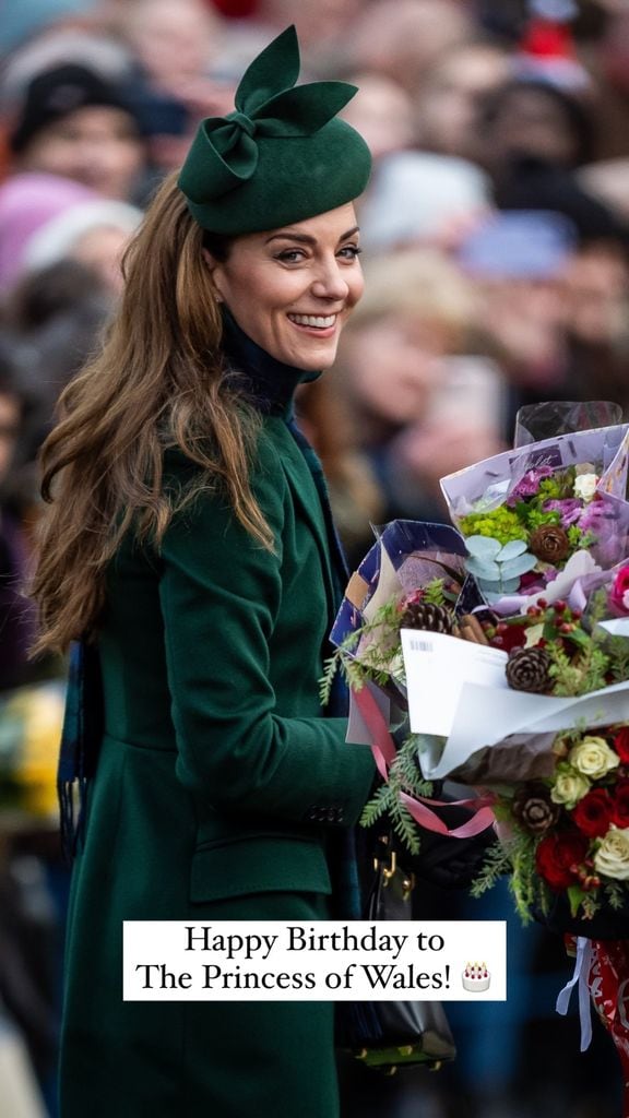 Felicitación de los reyes Carlos y Camilla a Kate Middleton