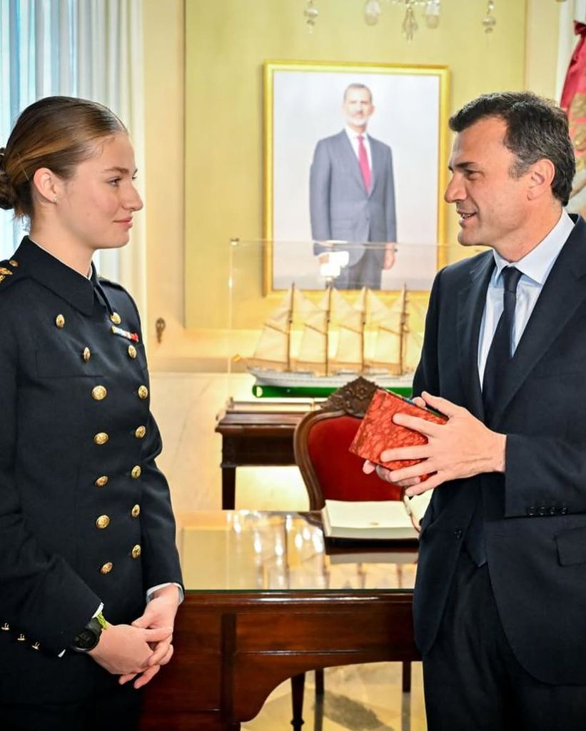 La princesa Leonor en el Ayuntamiento de Cádiz 