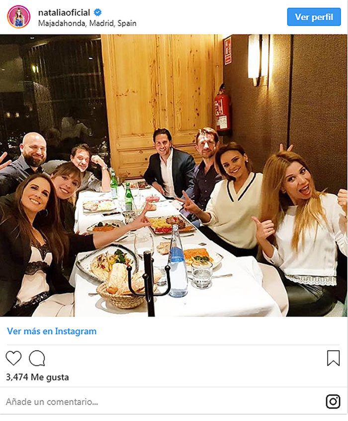 Chenoa y su novio en el reencuentro de OT