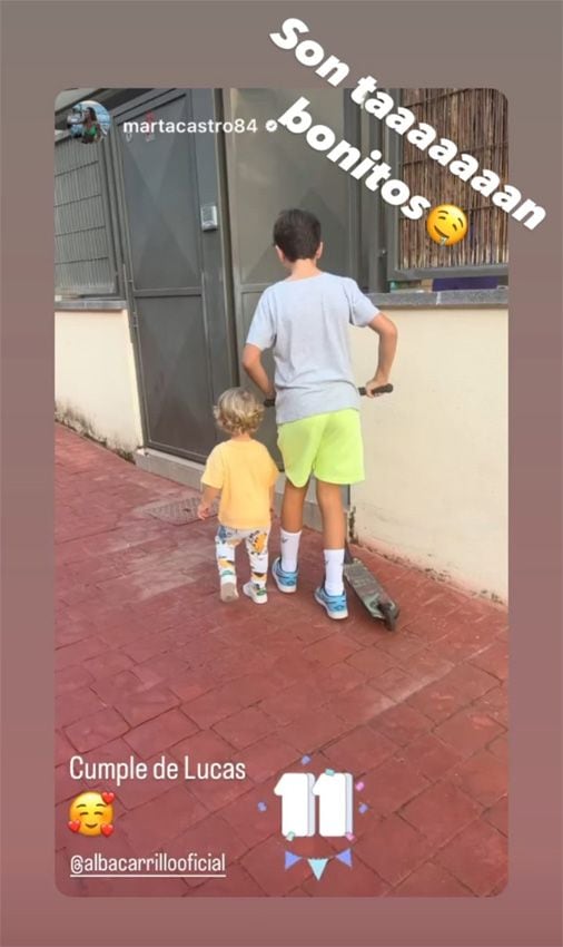 Lucas y Hugo, los hijos de Fonsi Nieto