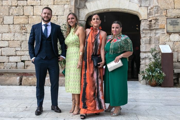 Jano Mecha y Leticia Requejo en la boda