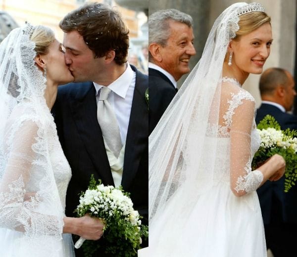 Lili Rosboch, la novia del año para los lectores de hola.com en 2014, eligió un velo de largo tipo catedral para completar su vestido de novia de Valentino. 