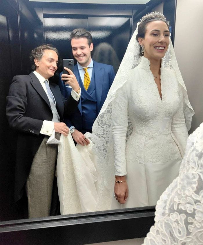 Casilda Herrero vestido de novia