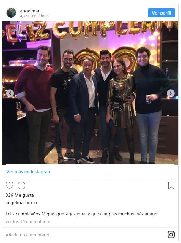 Paula Echevarría en el cumple de Miguel Torres