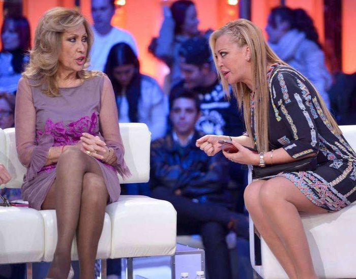Rosa y Belén discuten en Mediaset