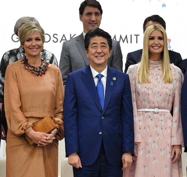 Máxima de Holanda e Ivanka Trump