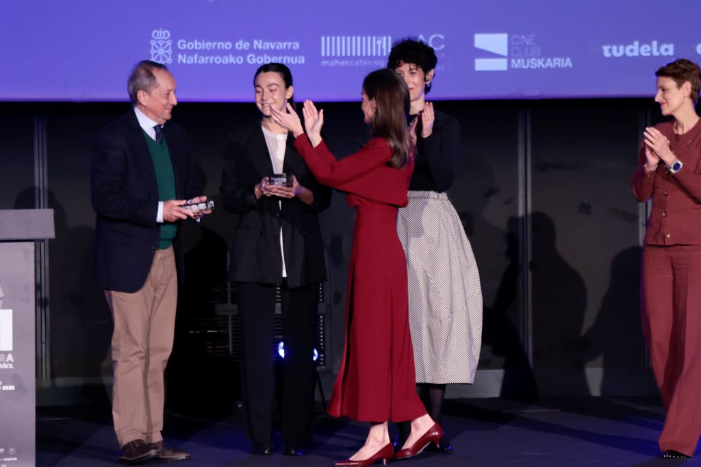 La reina Letizia en el festival de Cine de Tudela 