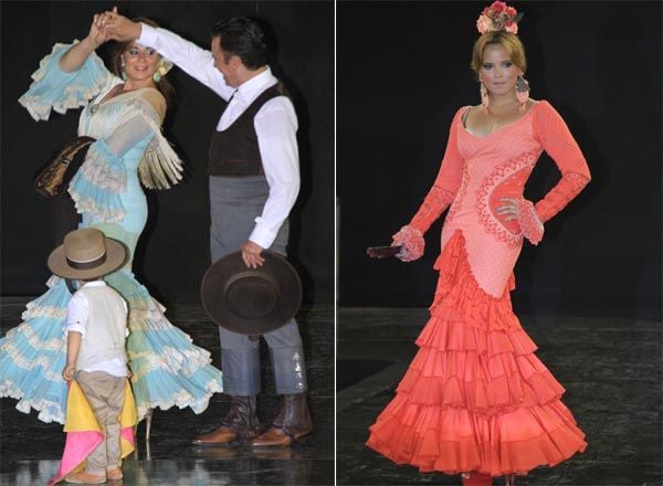 No es la primera vez que Gloria se viste de flamenca sobre una pasarela y en esta ocasión lo volvió a hacer pero por un motivo solidario
