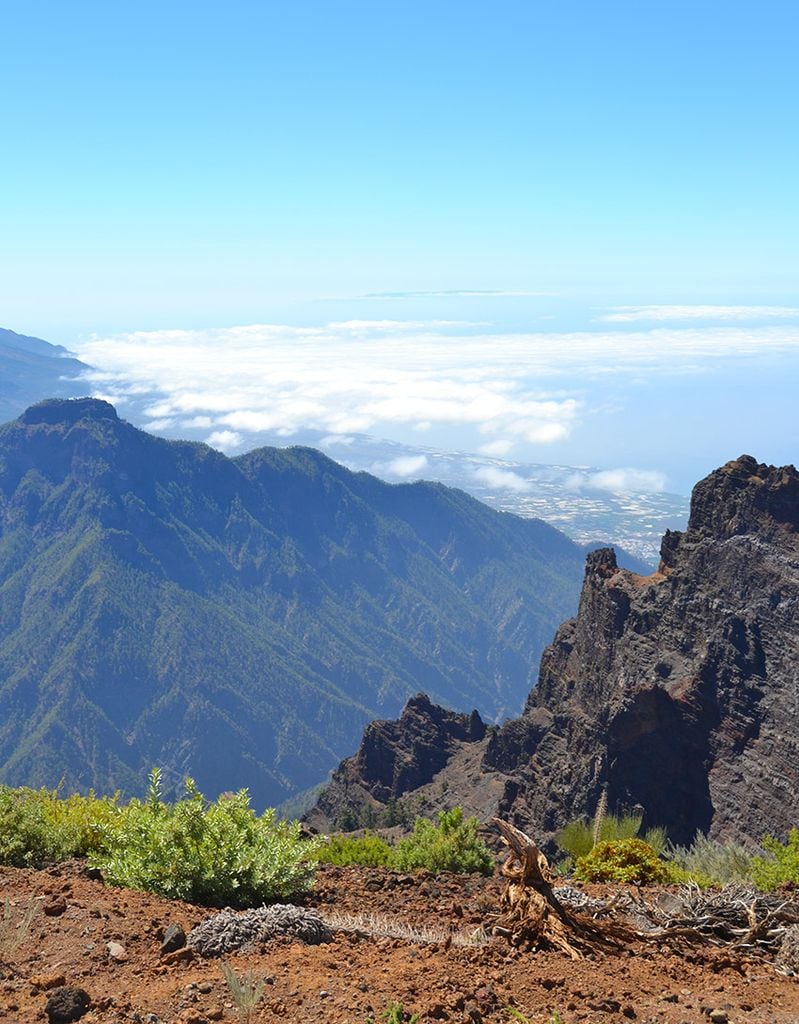 Vistas desde el Roque de los muchachos