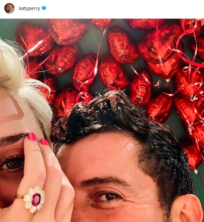 Katy Perry y Orlando Bloom 