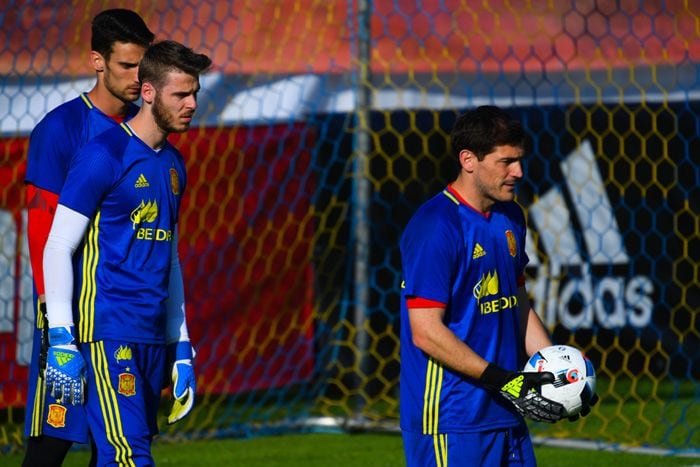 El parto de la periodista es inminente, sobre todo, teniendo en cuenta que el portero aterriza este lunes en Madrid tras pasar unos días en Schrun, Austria, concentrado con la Selección Española
