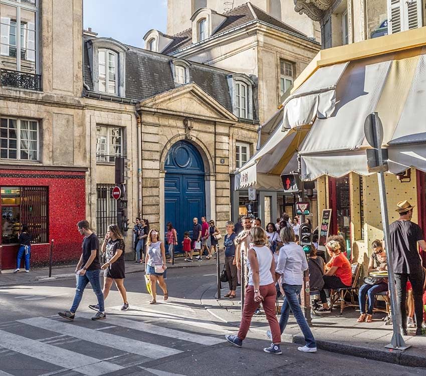 Paseando por el barrio de Le Marais, París