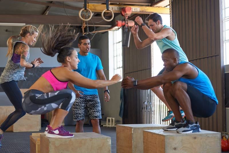 entrenamiento grupo