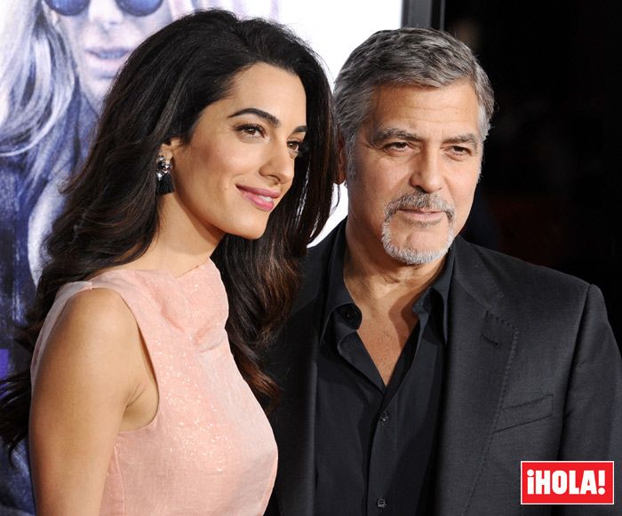 George y Amal Clooney