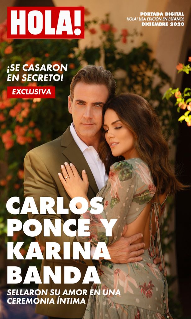 Carlos Ponce y Karina Banda sellan su amor en una boda intima
