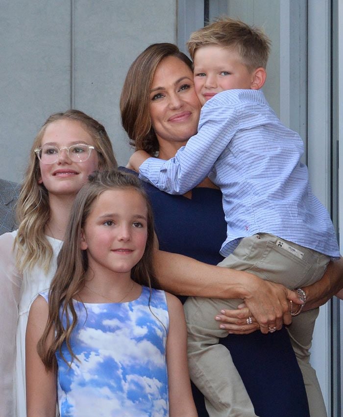 Jennifer Garner y sus hijos