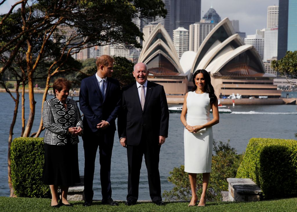 Príncipe Harry y Meghan Markle en Sidney en octubre de 2018