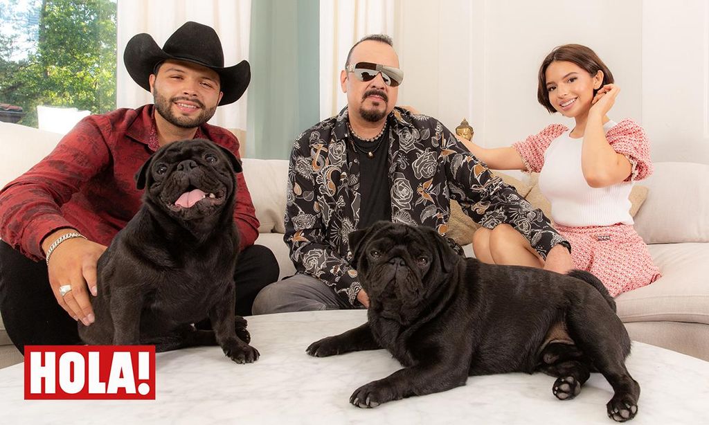 Pepe, Ángela y Leonardo Aguilar