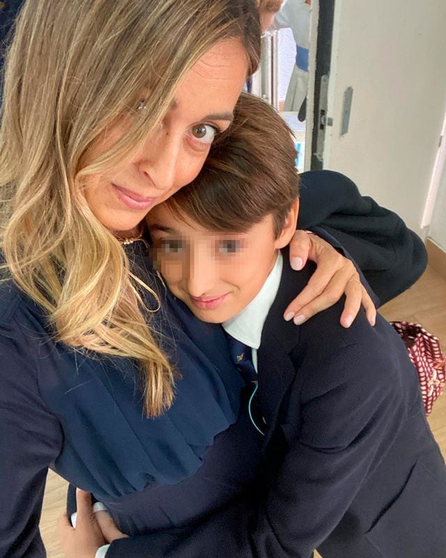 María Amores y su hijo Ion