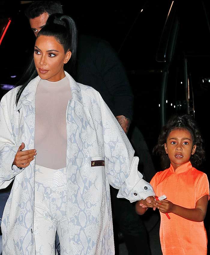 Kim Kardashian con North West