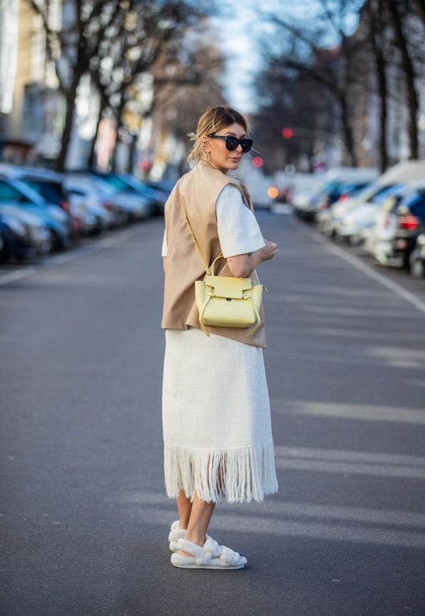 chaleco vestido look