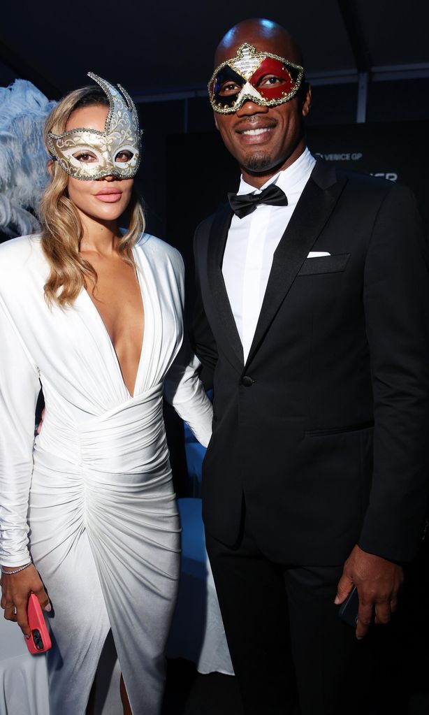 Gabrielle Lemaire and Didier Drogba