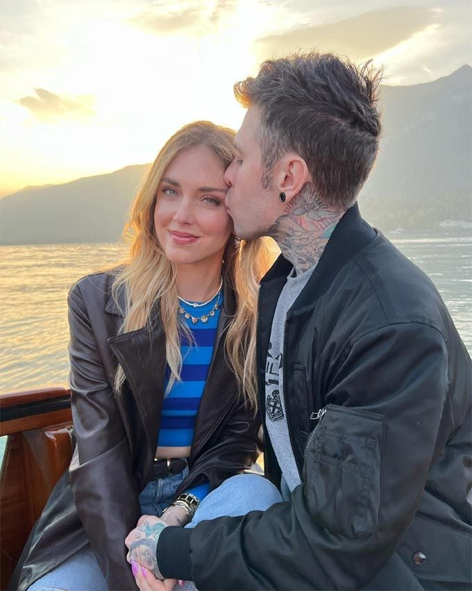 El rapero Fedez y la influencer Chiara Ferragni