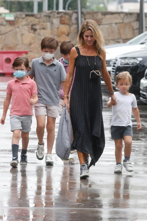 Amelia Bono y sus hijos