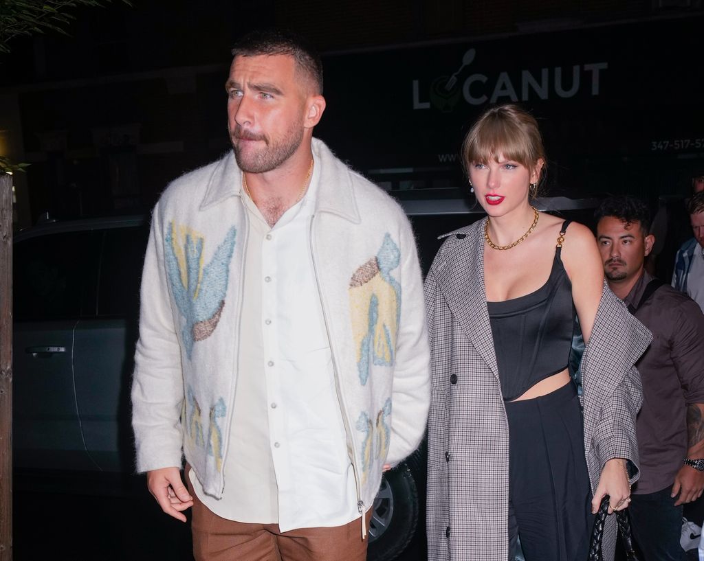 Taylor Swift y Travis Kelce. Nueva York