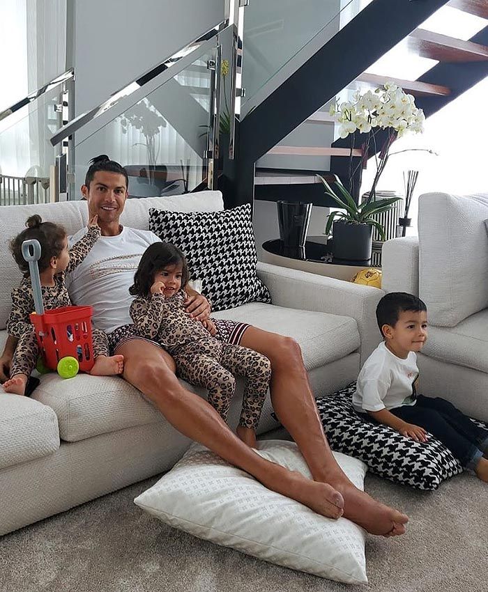 Un confinamiento con mucho amor, la comida familiar de Georgina Rodríguez y Cristiano Ronaldo