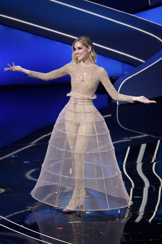 Chiara Ferragni en Sanremo