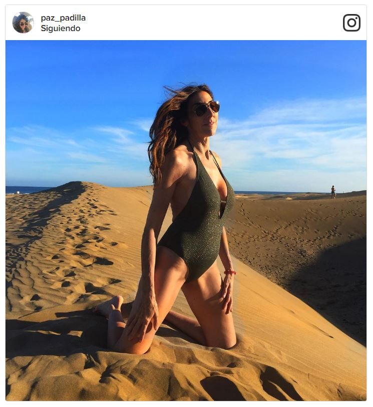 Paz Padilla se adelanta al verano con un espectacular posado en la playa 