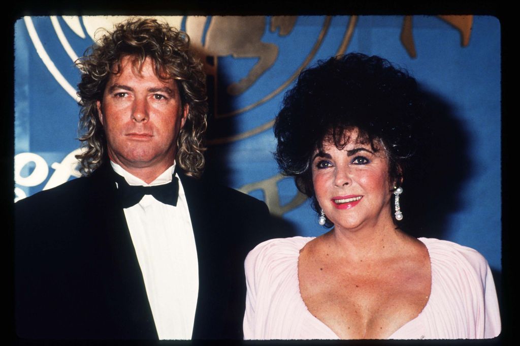 Elizabeth Taylor con Larry Fortensky