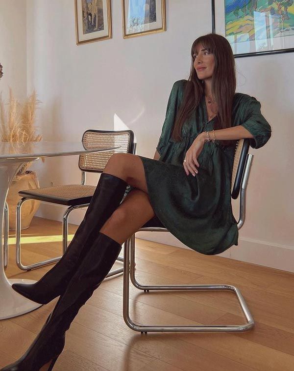 look juliesfi vestido botas