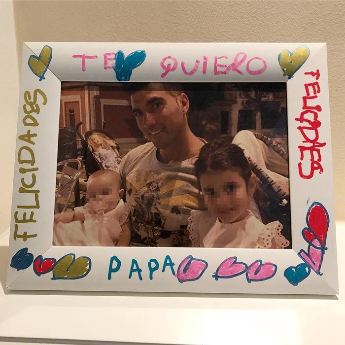 José Antonio Reyes y sus hijas