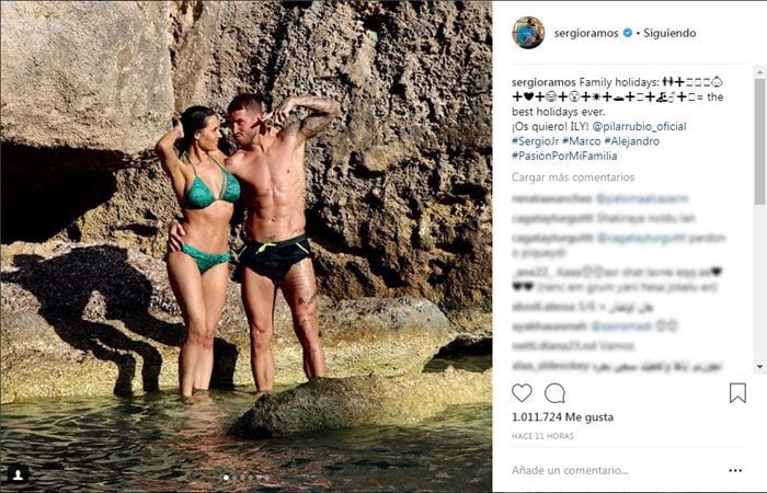 Pilar Rubio y Sergio Ramos