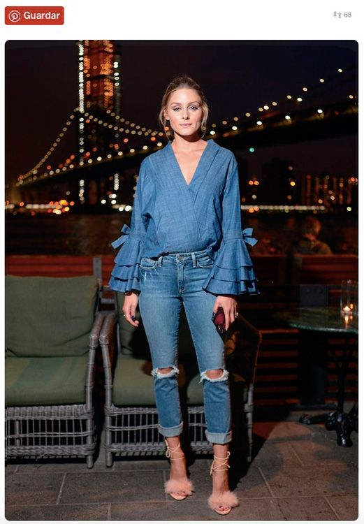 Olivia Palermo total look denim