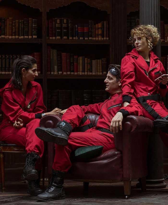 Escena de la Casa de Papel en la cuarta temporada