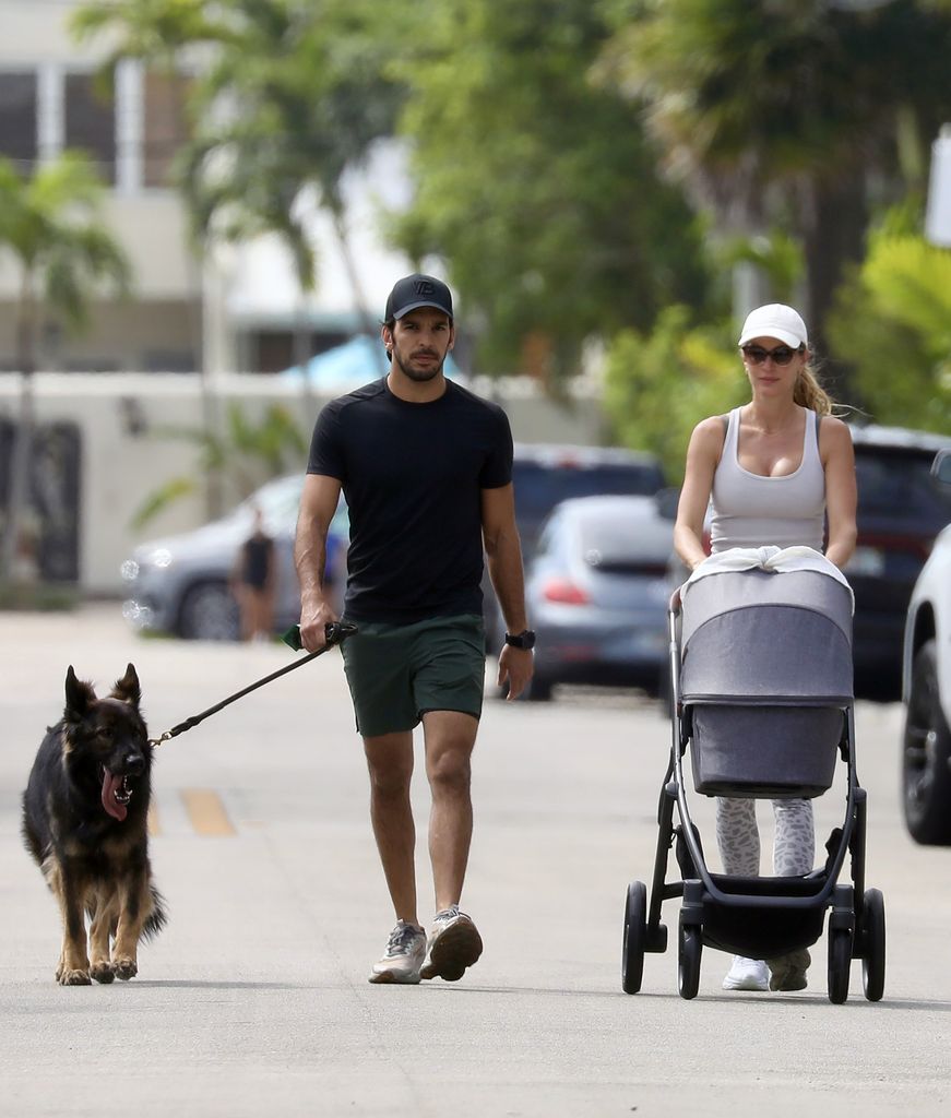 Gisele Bündchen y Joaquim Valente disfrutan de un paseo con su bebé