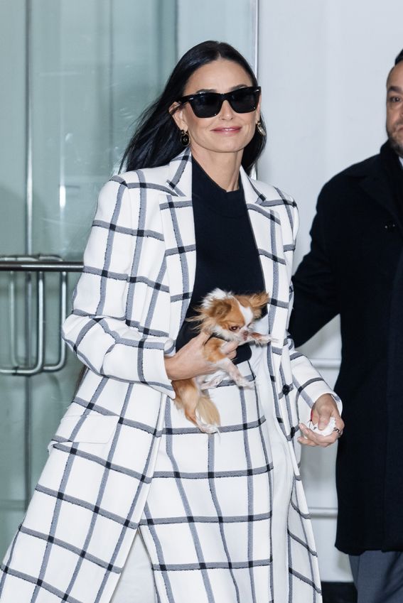 Demi Moore y su perro Pilaf protagonizan simpáticas imágenes