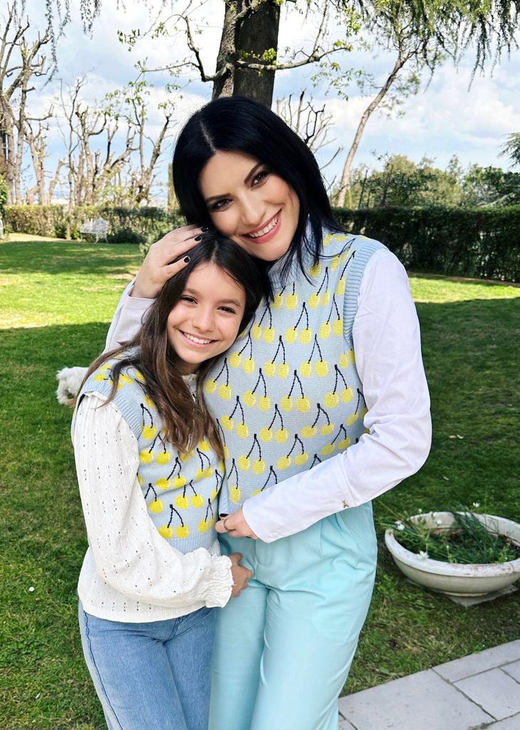 Laura Pausini y su hija Paola