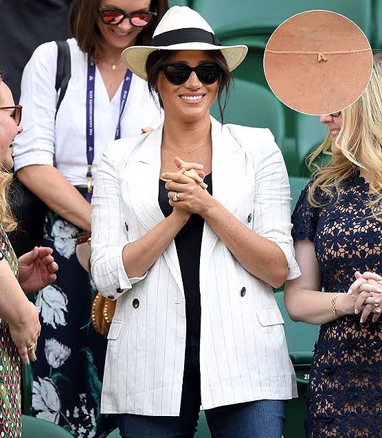 Meghan Markle en Wimbledon en 2019