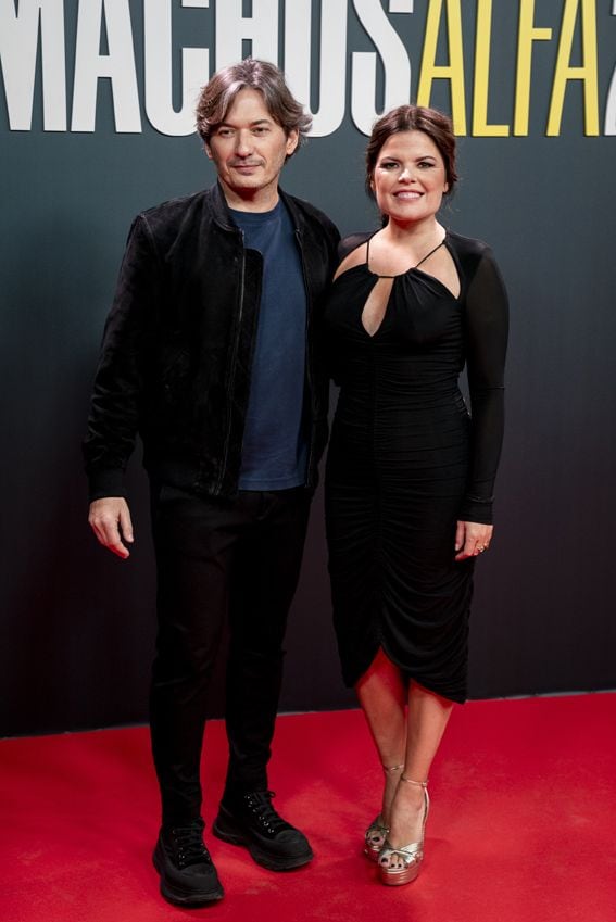 Alberto y Laura Caballero en el estreno de la segunda temporada de Machos alfa