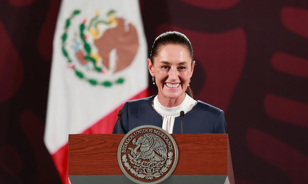 President-Elect Claudia Sheinbaum Holds Press Conference After Meeting With President Lopez Obrador