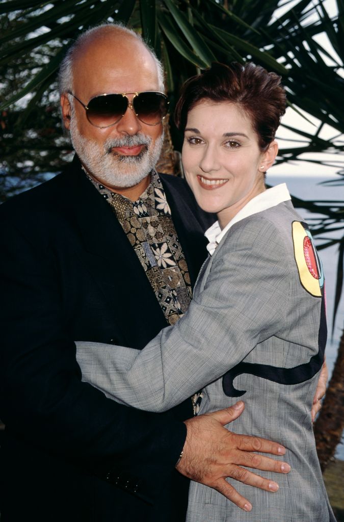 Céline Dion y René Angélil en Monte Carlo, Monaco, en una foto tomada en mayo de 1995.