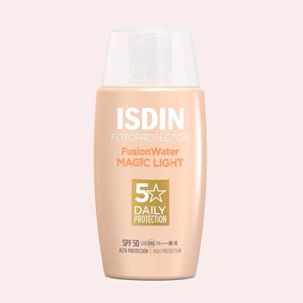 isdin crema solar color